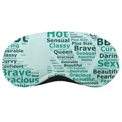 Belicious World Curvy Girl Wordle Sleeping Masks