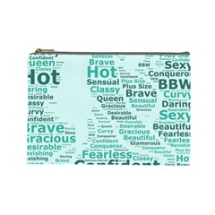 Belicious World Curvy Girl Wordle Cosmetic Bag (Large) 