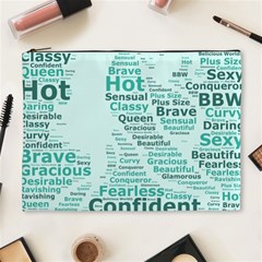 Belicious World Curvy Girl Wordle Cosmetic Bag (XL)