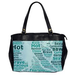 Belicious World Curvy Girl Wordle Office Handbags