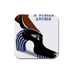 Anubis Sf App Rubber Square Coaster (4 Pack) 