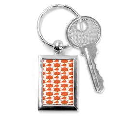 Cute Little Fox Pattern Key Chains (rectangle)  by paulaoliveiradesign