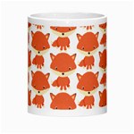 Cute Little Fox Pattern Morph Mugs Center