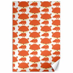 Cute Little Fox Pattern Canvas 20  X 30  