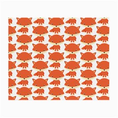 Cute Little Fox Pattern Small Glasses Cloth (2-side) by paulaoliveiradesign