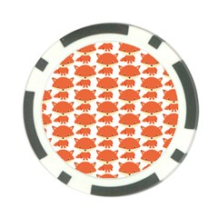 Cute Little Fox Pattern Poker Chip Card Guard (10 Pack) by paulaoliveiradesign