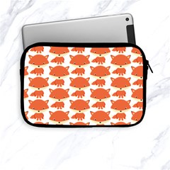 Cute Little Fox Pattern Apple Ipad Mini Zipper Cases by paulaoliveiradesign