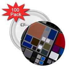 Abstract Composition 2.25  Buttons (100 pack) 