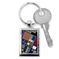 Abstract Composition Key Chains (Rectangle) 