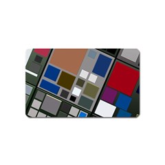 Abstract Composition Magnet (Name Card)