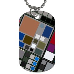 Abstract Composition Dog Tag (Two Sides)