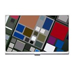 Abstract Composition Business Card Holders Front