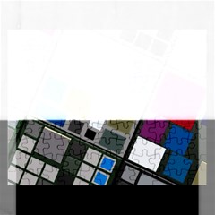 Abstract Composition Rectangular Jigsaw Puzzl