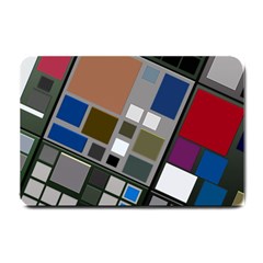 Abstract Composition Small Doormat 