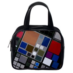 Abstract Composition Classic Handbags (one Side) by Nexatart