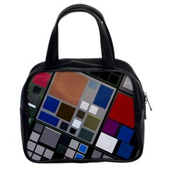 Abstract Composition Classic Handbags (2 Sides)