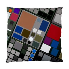 Abstract Composition Standard Cushion Case (One Side)