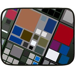 Abstract Composition Fleece Blanket (Mini)