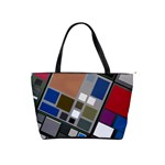 Abstract Composition Shoulder Handbags Front