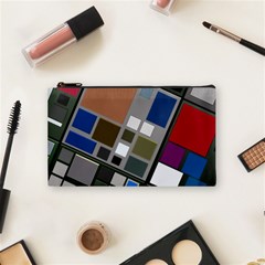 Abstract Composition Cosmetic Bag (Small) 