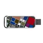 Abstract Composition Portable USB Flash (Two Sides) Front