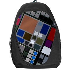 Abstract Composition Backpack Bag