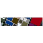 Abstract Composition Flano Scarf (Small) Back