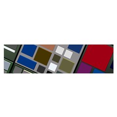 Abstract Composition Satin Scarf (Oblong)