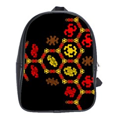 Algorithmic Drawings School Bag (xl) by Nexatart