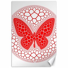 Butterfly Canvas 12  X 18   by Nexatart