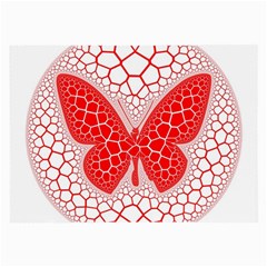 Butterfly Large Glasses Cloth (2-side) by Nexatart