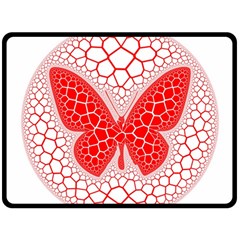 Butterfly Fleece Blanket (large)  by Nexatart