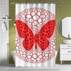 Butterfly Shower Curtain 48  X 72  (small)  by Nexatart