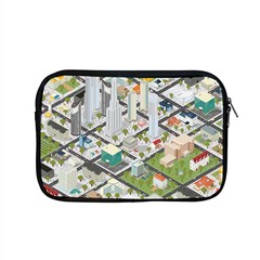 Simple Map Of The City Apple Macbook Pro 15  Zipper Case by Nexatart