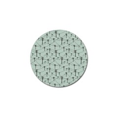 Telephone Lines Repeating Pattern Golf Ball Marker by Nexatart