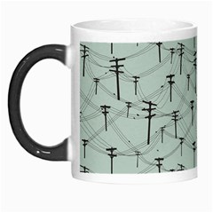 Telephone Lines Repeating Pattern Morph Mugs by Nexatart