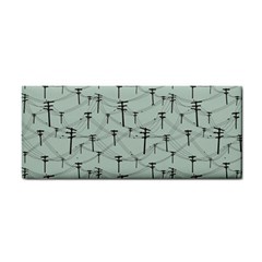 Telephone Lines Repeating Pattern Cosmetic Storage Cases by Nexatart