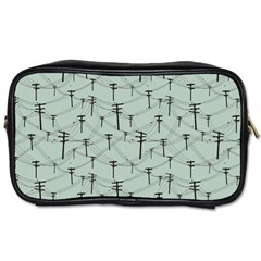 Telephone Lines Repeating Pattern Toiletries Bags 2-side by Nexatart