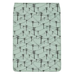 Telephone Lines Repeating Pattern Flap Covers (l)  by Nexatart