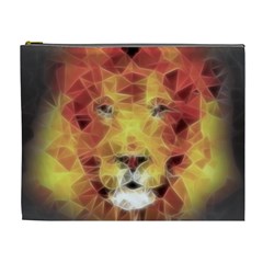 Fractal Lion Cosmetic Bag (xl) by Nexatart