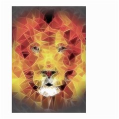 Fractal Lion Small Garden Flag (two Sides) by Nexatart