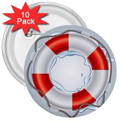 Spare Tire Icon Vector 3  Buttons (10 Pack)  by Nexatart