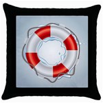 Spare Tire Icon Vector Throw Pillow Case (Black) Front