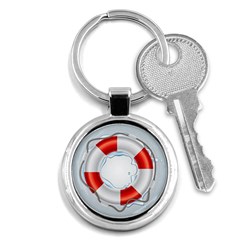 Spare Tire Icon Vector Key Chains (round)  by Nexatart