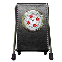 Spare Tire Icon Vector Pen Holder Desk Clocks by Nexatart