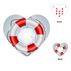 Spare Tire Icon Vector Playing Cards (heart)  by Nexatart