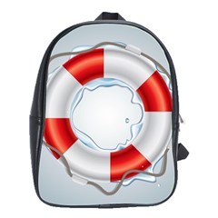 Spare Tire Icon Vector School Bag (large) by Nexatart