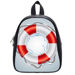 Spare Tire Icon Vector School Bag (small) by Nexatart