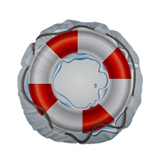 Spare Tire Icon Vector Standard 15  Premium Round Cushions by Nexatart