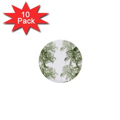 Trees Tile Horizonal 1  Mini Buttons (10 Pack)  by Nexatart